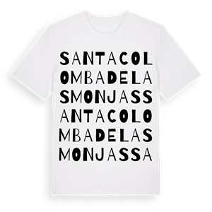 Santa Colomba de las Monjas ordlek t-shirt – ekologisk bomull t-shirt från Pinshirt