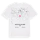 Santa Cruz del Valle Urbión karta t-shirt