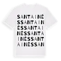 Santa Inés ordlek t-shirt