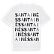 Santa Inés ordlek t-shirt