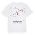 Santa María del Cubillo karta t-shirt