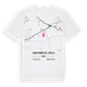 Santa María del Cubillo karta t-shirt