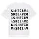 Santervás de la Vega ordlek t-shirt