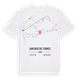 Santiago del Tormes karta t-shirt