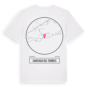 Santiago del Tormes t-shirt – ekologisk bomull t-shirt från Pinshirt