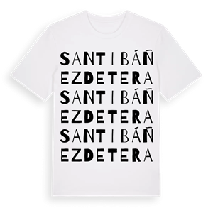 Santibáñez de Tera ordlek t-shirt – ekologisk bomull t-shirt från Pinshirt