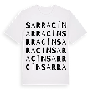 Sarracín ordlek t-shirt – ekologisk bomull t-shirt från Pinshirt