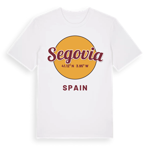 Segovia cirkel t-shirt – ekologisk bomull t-shirt från Pinshirt