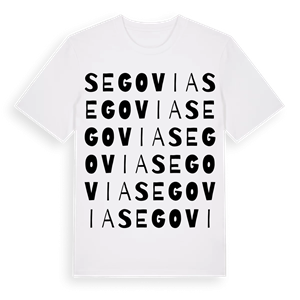 Segovia ordlek t-shirt – ekologisk bomull t-shirt från Pinshirt