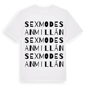 Sexmo de San Millán ordlek t-shirt – ekologisk bomull t-shirt från Pinshirt