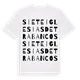 Siete Iglesias de Trabancos ordlek t-shirt