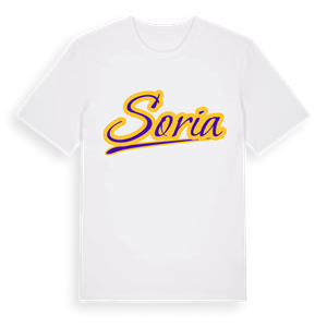Soria baseball t-shirt – ekologisk bomull t-shirt från Pinshirt