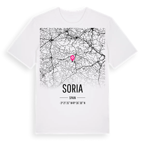 Soria karta t-shirt – ekologisk bomull t-shirt från Pinshirt