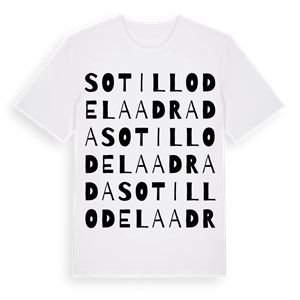Sotillo de la Adrada ordlek t-shirt – ekologisk bomull t-shirt från Pinshirt