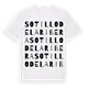 Sotillo de la Ribera ordlek t-shirt