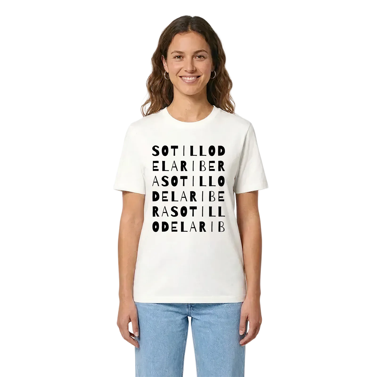 Sotillo de la Ribera ordlek t-shirt – White, i miljö