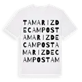 Tamariz de Campos ordlek t-shirt