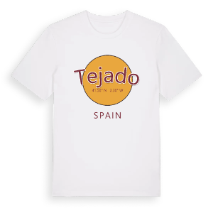 Tejado cirkel t-shirt – ekologisk bomull t-shirt från Pinshirt