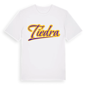 Tiedra baseball t-shirt – ekologisk bomull t-shirt från Pinshirt