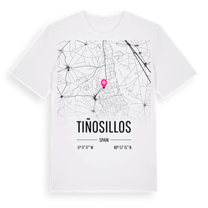 Tiñosillos karta t-shirt – ekologisk bomull t-shirt från Pinshirt