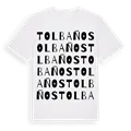 Tolbaños ordlek t-shirt