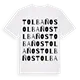 Tolbaños ordlek t-shirt