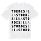Tordesillas ordlek t-shirt
