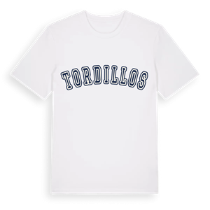 Tordillos college t-shirt – ekologisk bomull t-shirt från Pinshirt