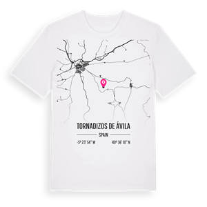 Tornadizos de Ávila karta t-shirt – ekologisk bomull t-shirt från Pinshirt