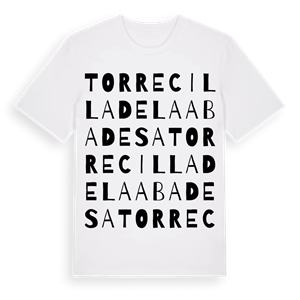 Torrecilla de la Abadesa ordlek t-shirt – ekologisk bomull t-shirt från Pinshirt