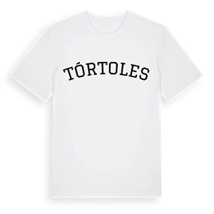Tórtoles böjd t-shirt – ekologisk bomull t-shirt från Pinshirt
