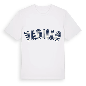 Vadillo college t-shirt – ekologisk bomull t-shirt från Pinshirt