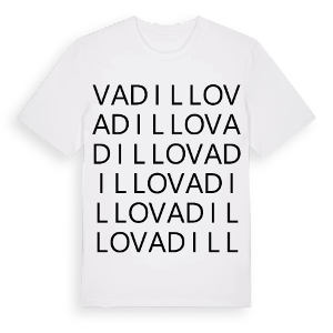 Vadillo ordlek t-shirt – ekologisk bomull t-shirt från Pinshirt