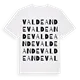 Valdeande ordlek t-shirt