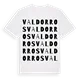 Valdorros ordlek t-shirt