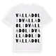 Valladolid ordlek t-shirt
