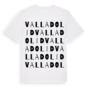 Valladolid ordlek t-shirt – ekologisk bomull t-shirt från Pinshirt