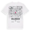Valladolid karta t-shirt