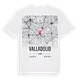 Valladolid karta t-shirt