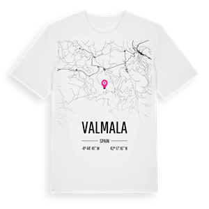 Valmala karta t-shirt – ekologisk bomull t-shirt från Pinshirt