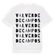 Valverde de Campos ordlek t-shirt