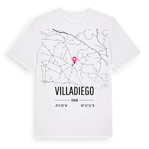 Villadiego karta t-shirt – ekologisk bomull t-shirt från Pinshirt