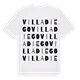 Villadiego ordlek t-shirt