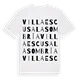Villaescusa la Sombría ordlek t-shirt