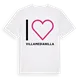 Jag älskar Villamedianilla t-shirt stort tryck