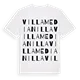 Villamedianilla ordlek t-shirt