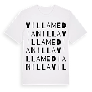 Villamedianilla ordlek t-shirt – ekologisk bomull t-shirt från Pinshirt