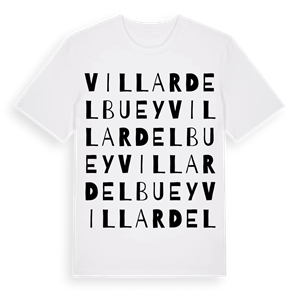 Villar del Buey ordlek t-shirt – ekologisk bomull t-shirt från Pinshirt