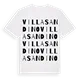 Villasandino ordlek t-shirt