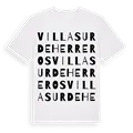 Villasur de Herreros ordlek t-shirt